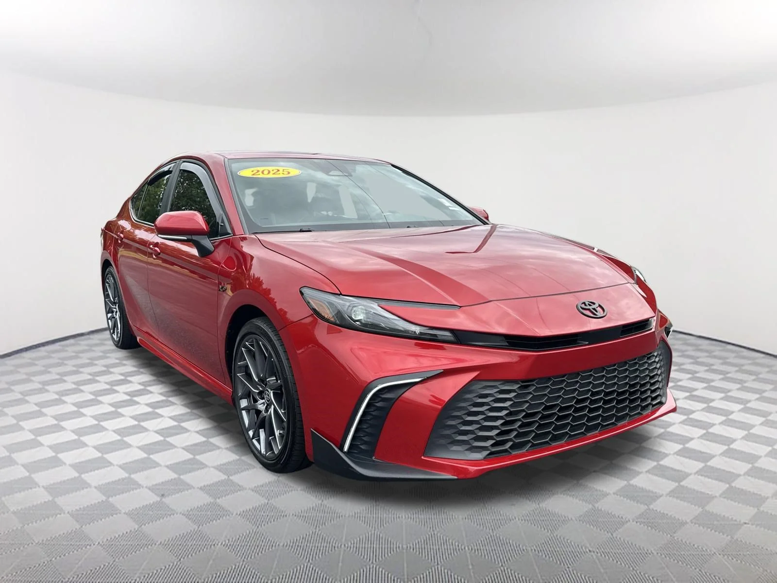 Used 2025 Supersonic Red Toyota SE image 3
