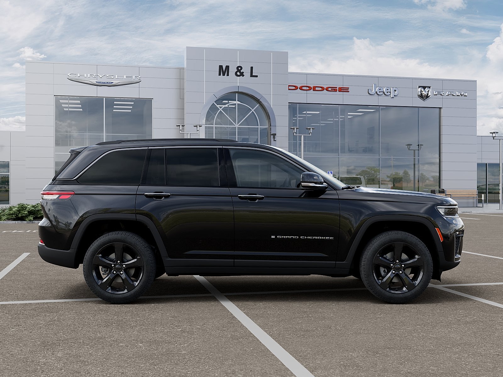 New 2026 Diamond Black Crystal Pearl-Coat Exterior Paint Jeep Limited 4x4 image 22