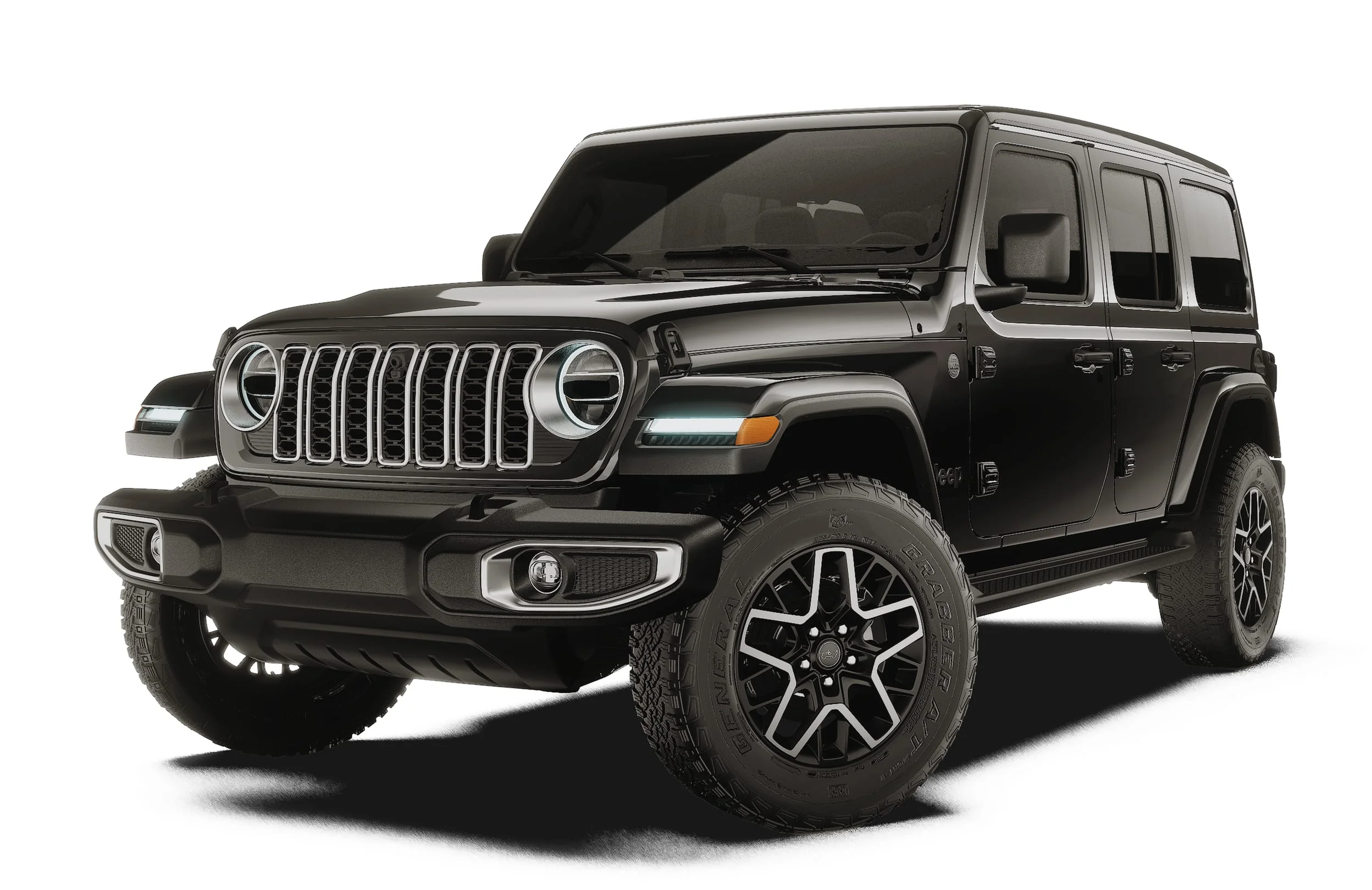 New 2027 Black Clear-Coat Paint Jeep Sahara image 1