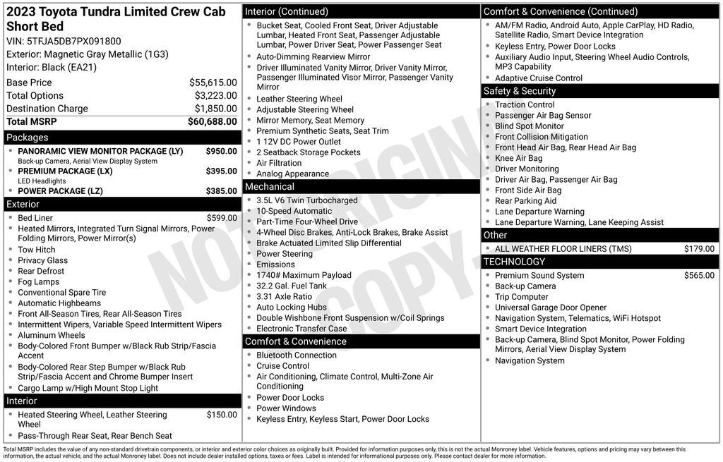 Used 2023 Gray Toyota Limited image 30