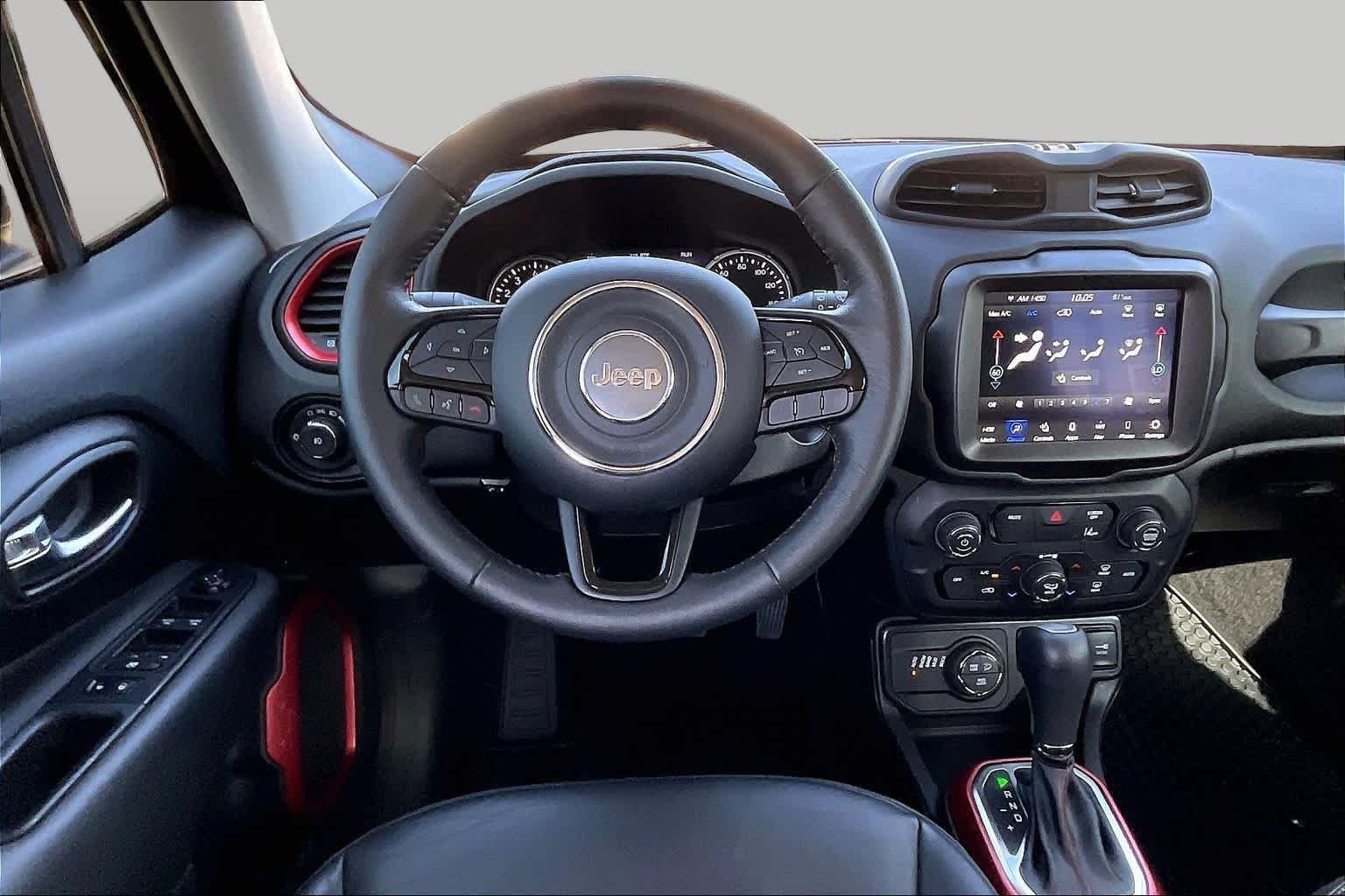 Certified Used 2022 BLACK CLEAR COAT Jeep Trailhawk image 6