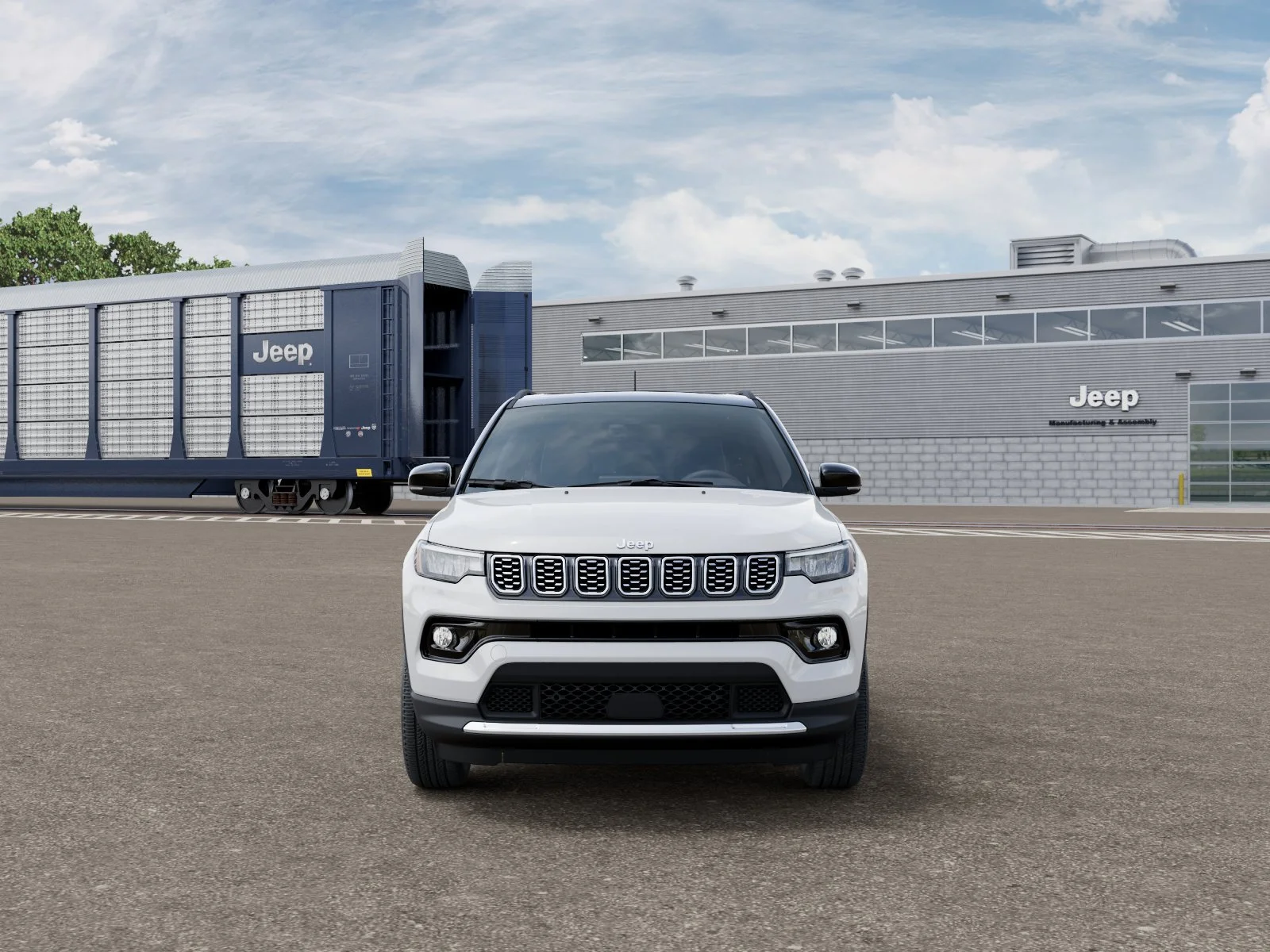 New 2026 Bright White Clear-Coat Exterior Paint Jeep Limited image 6