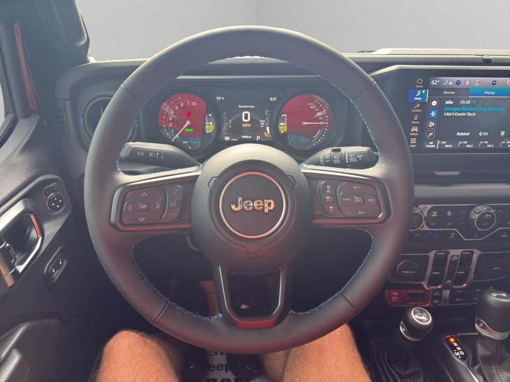 Used 2025 Black Clearcoat Jeep Rubicon image 23