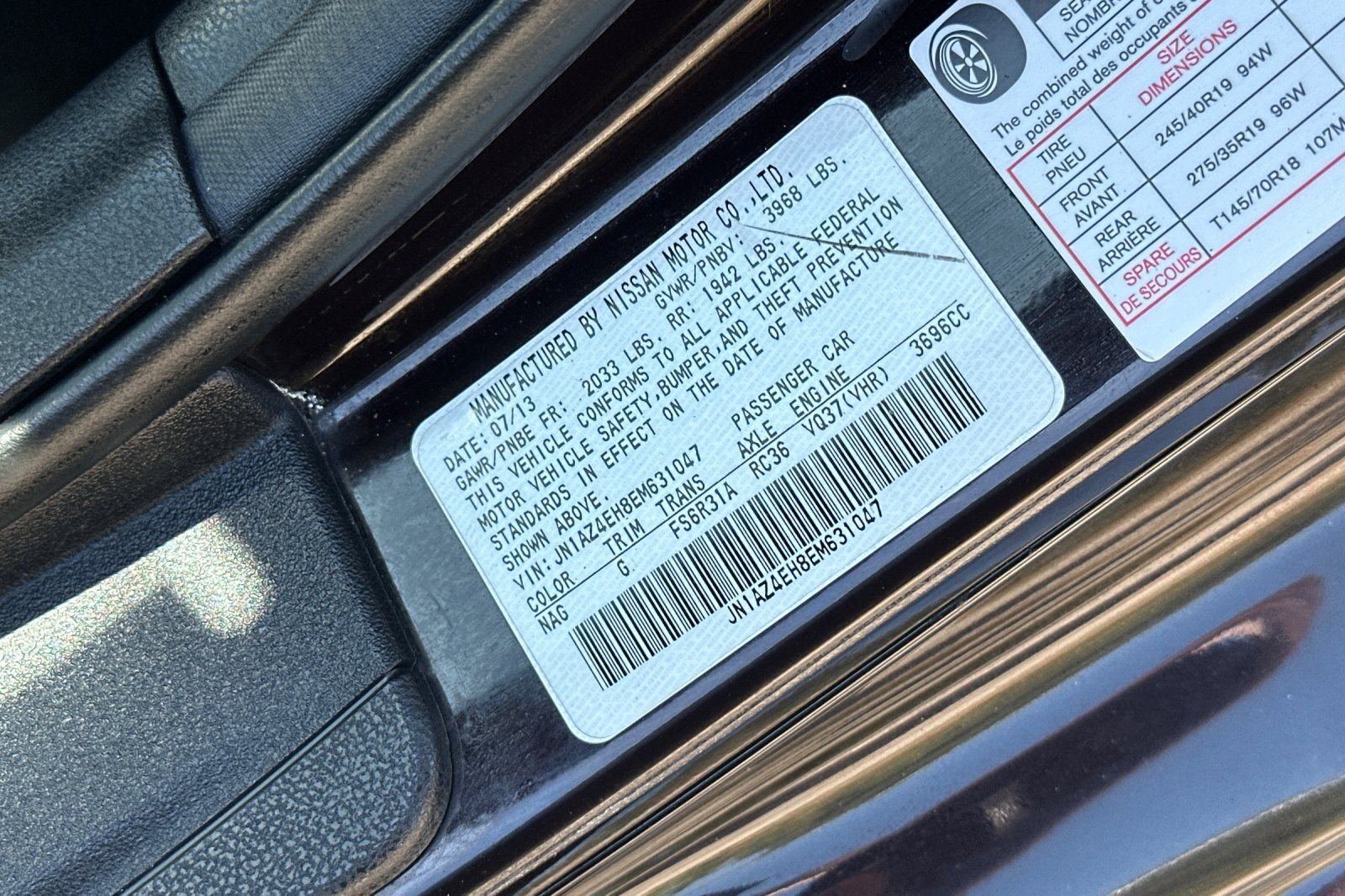 Used 2014 Red Nissan Touring image 29
