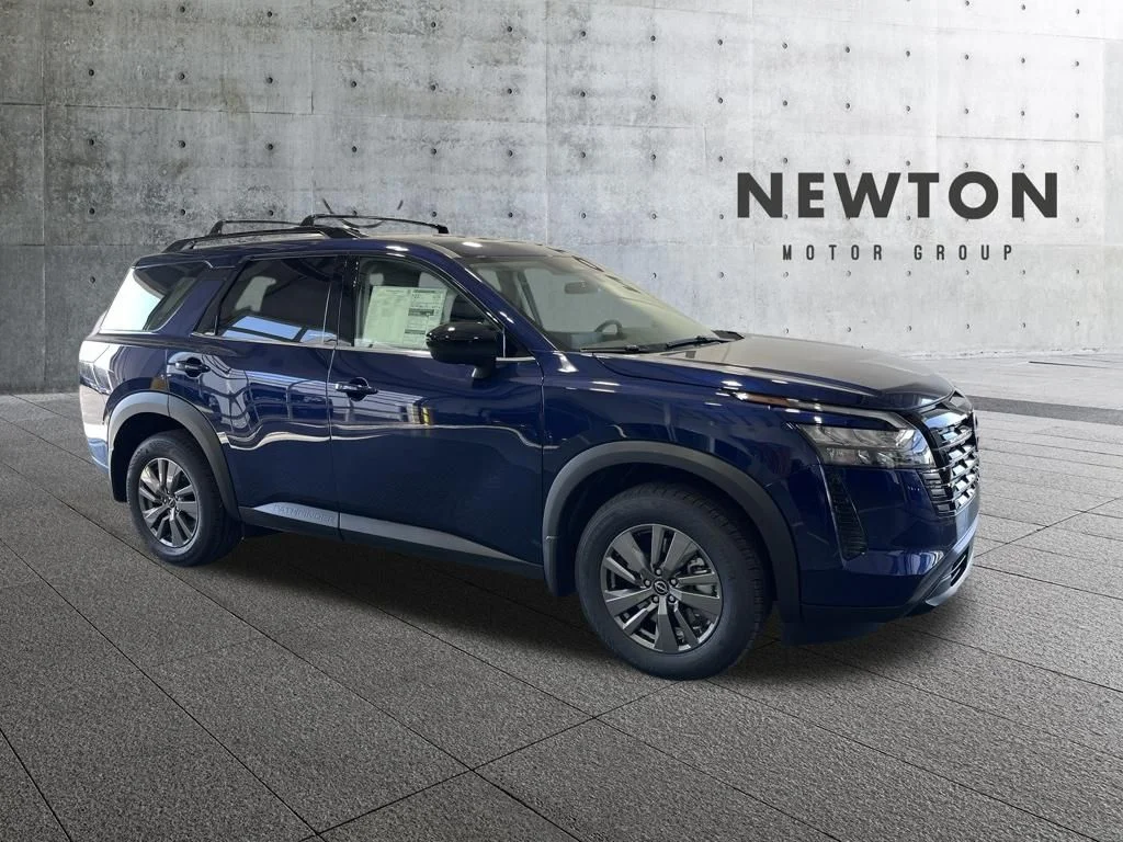 New 2026 Deep Ocean Blue Pearl Nissan SV image 1