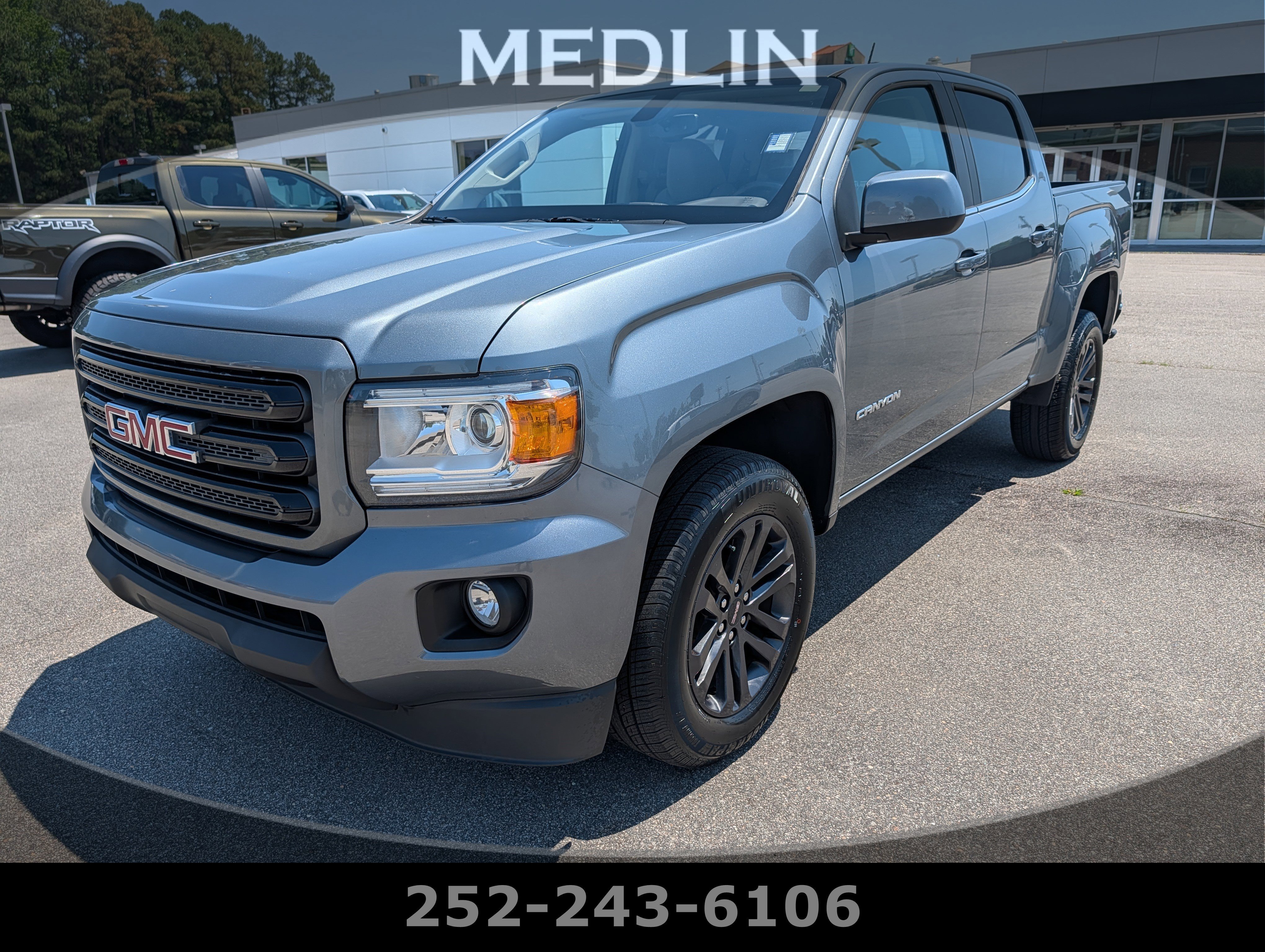 Used 2020 Satin Steel Metallic GMC 2WD SLE image 1
