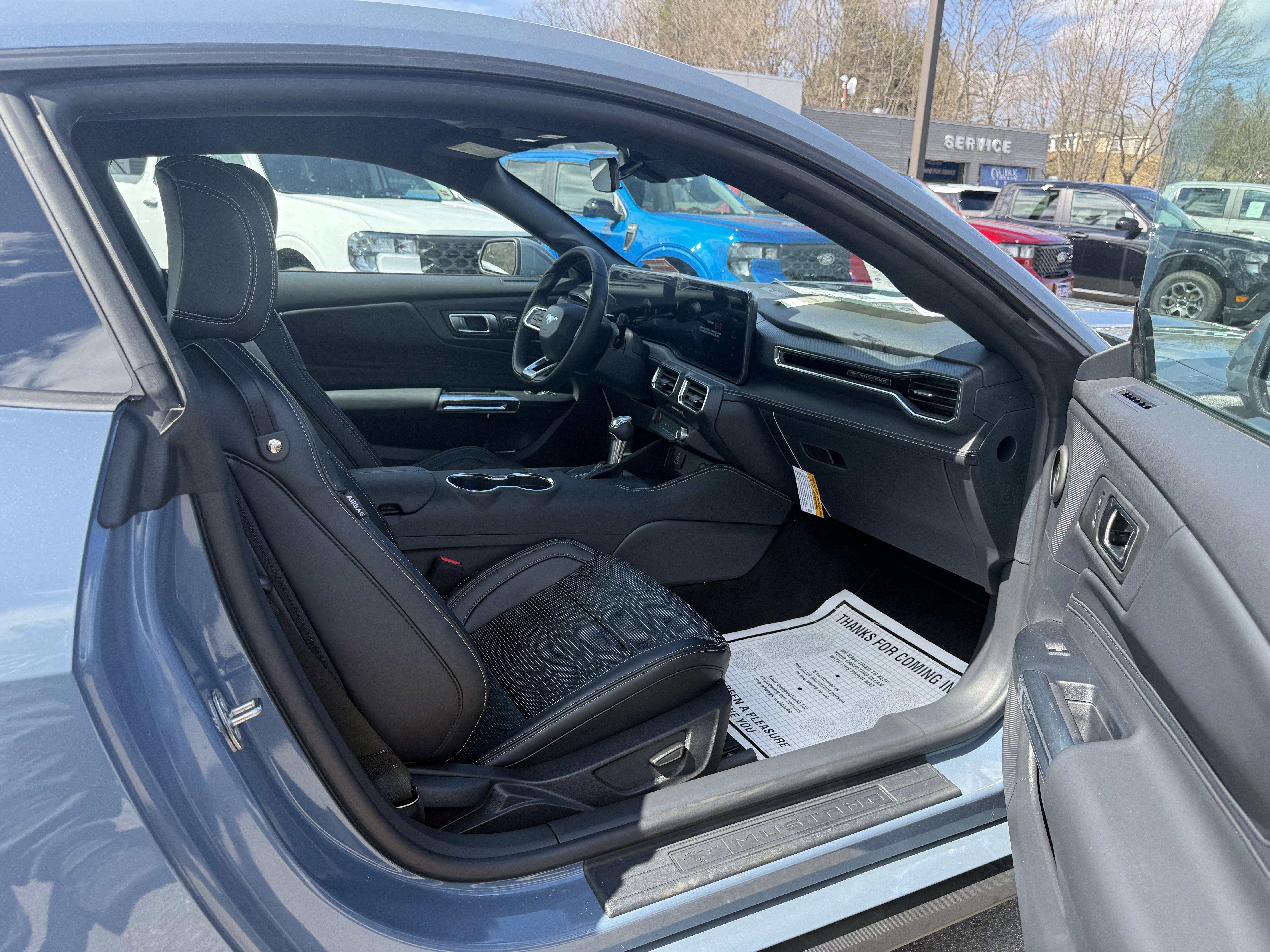 New 2026 Vapor Blue Metallic Ford EcoBoost® Premium Fastback image 3