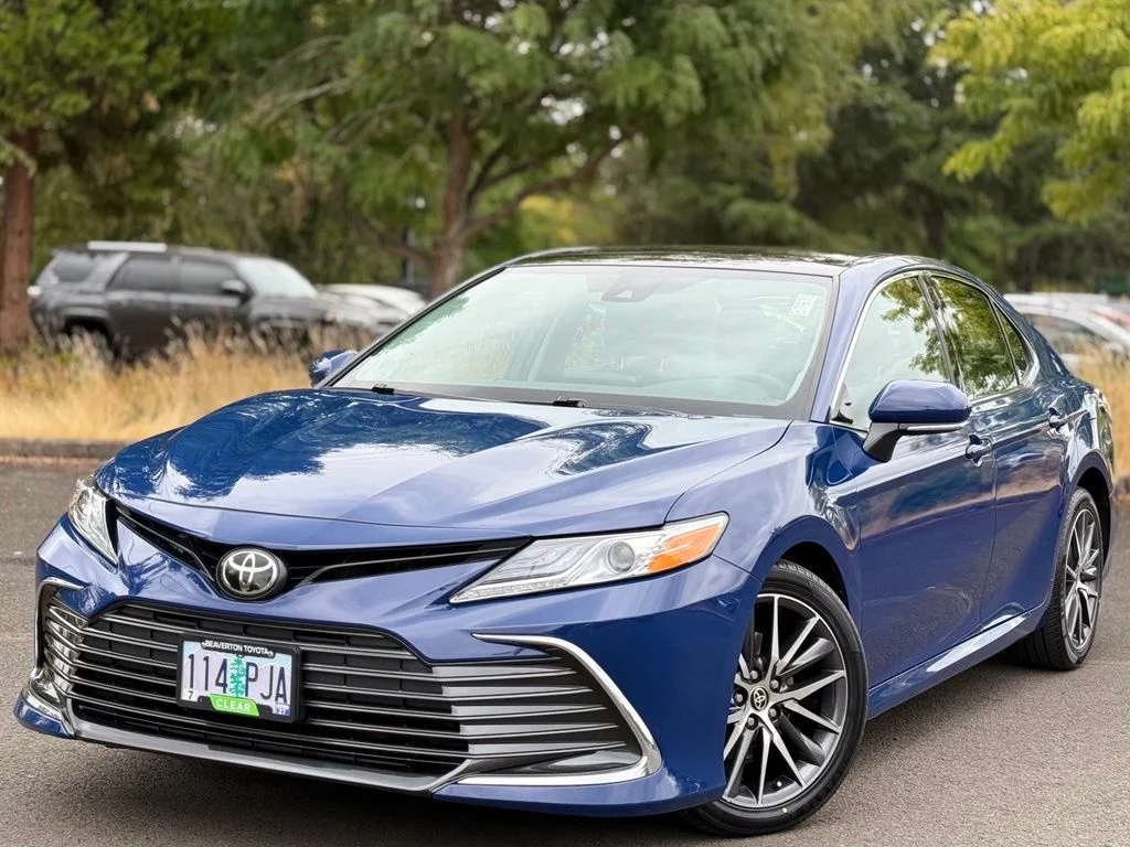 Certified Used 2023 Blue Toyota XLE image 1
