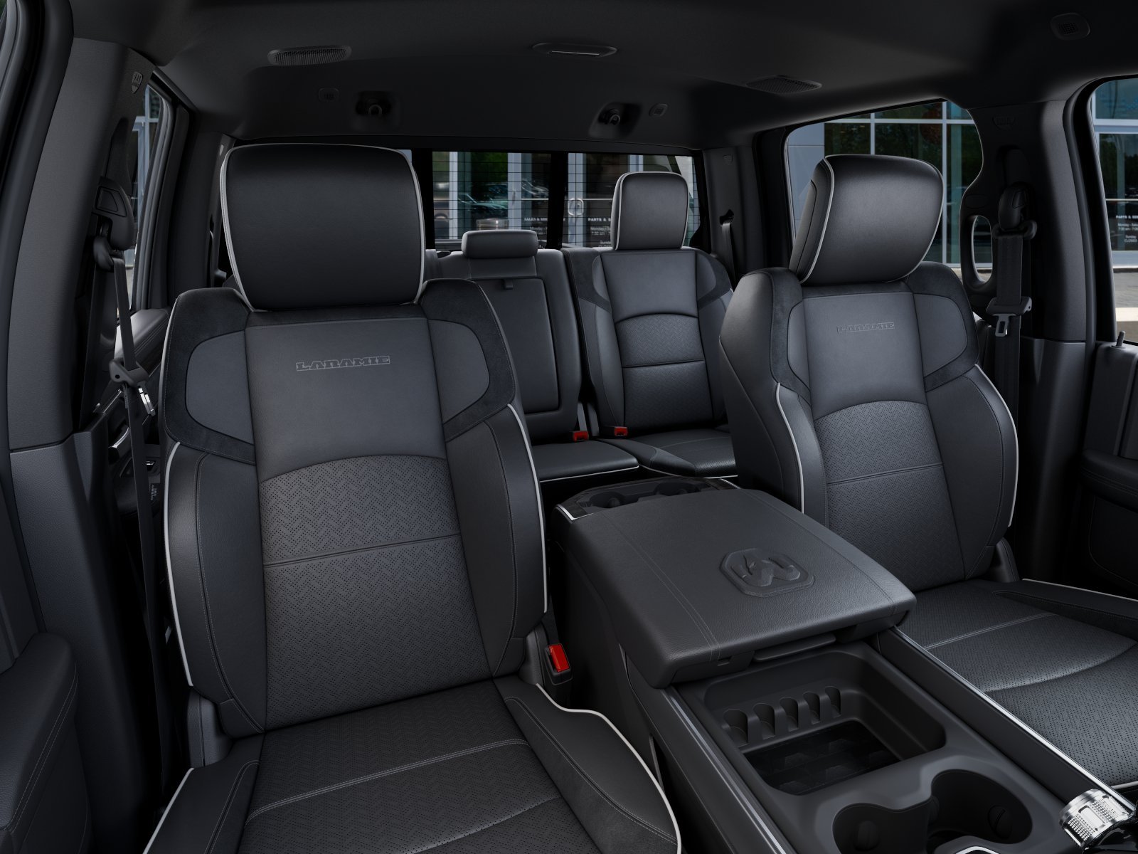 New 2027 Diamond Black Crystal Pearl-Coat Exterior Paint RAM Laramie image 42