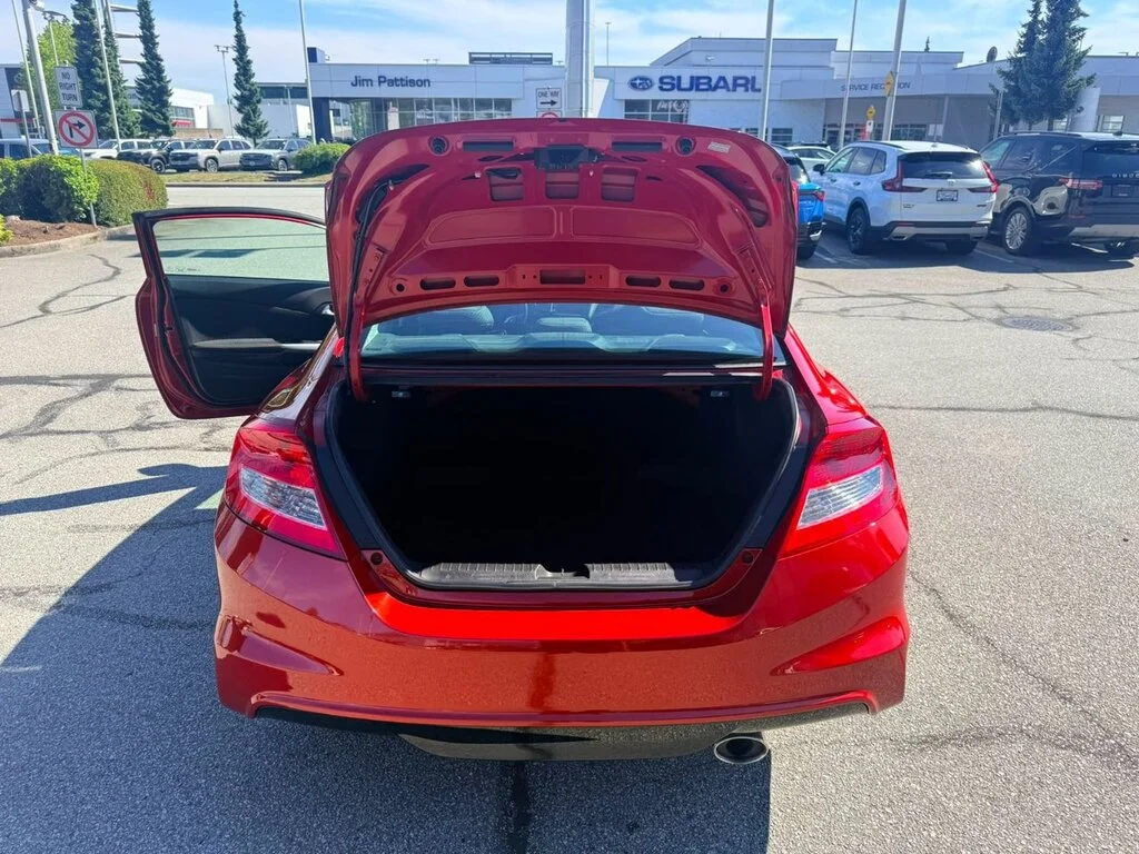 Used 2012 Sunburst Orange Pearl Honda Coupe Si-VSA Navi 6sp Dilawri Certified   Local BC image 15
