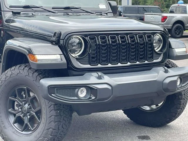 Used 2024 Black Clearcoat Jeep Willys image 2