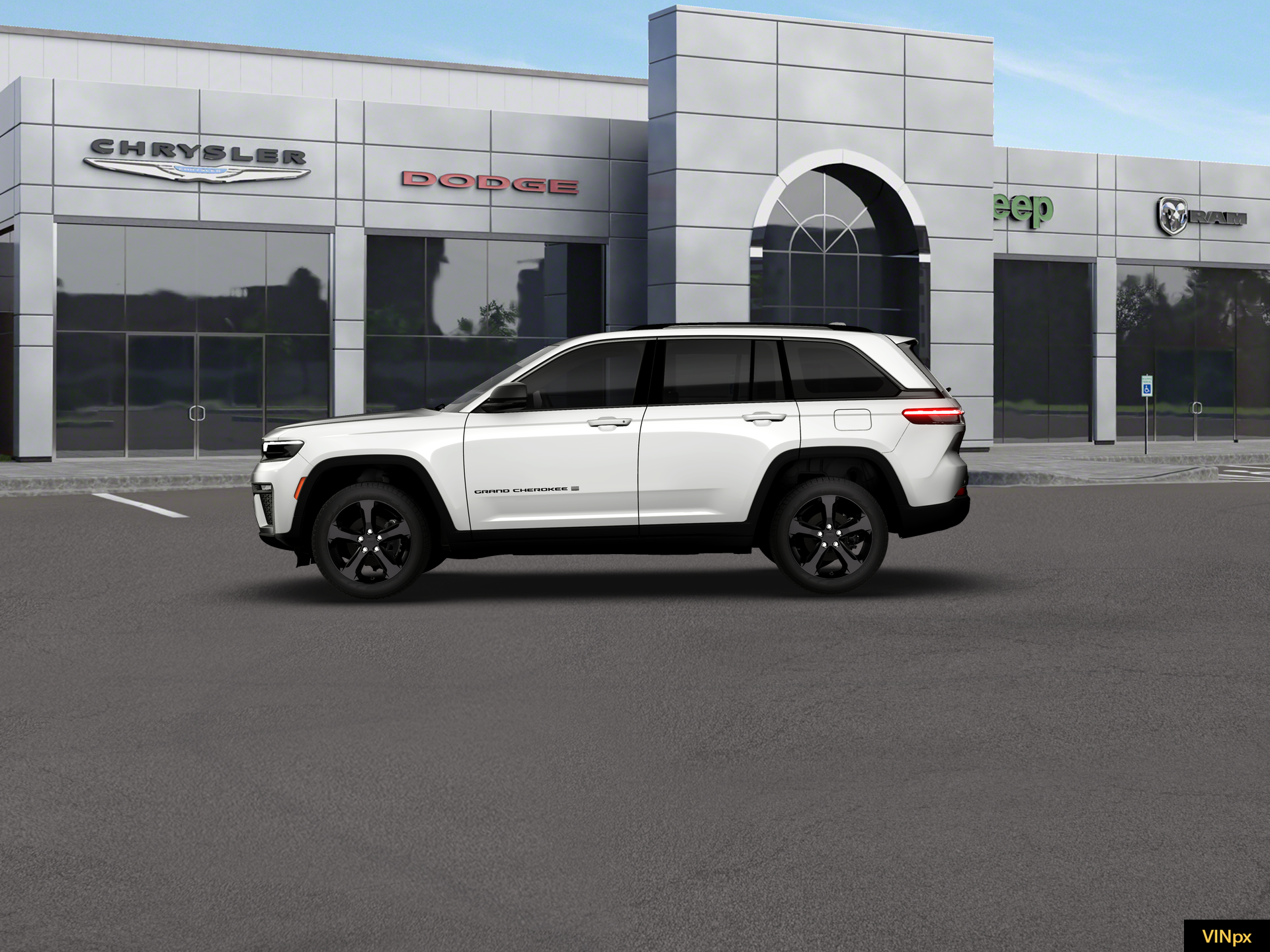 New 2026 Bright White Clear-Coat Exterior Paint Jeep Limited image 29