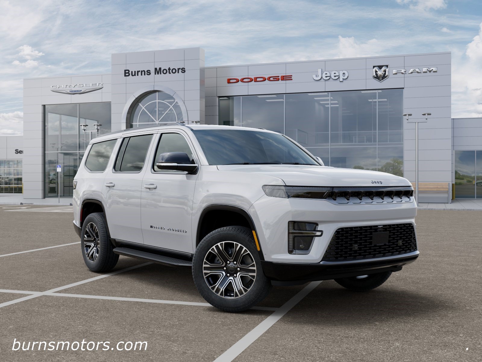 New 2026 Bright White Clear-Coat Exterior Paint Jeep 4x2 image 5