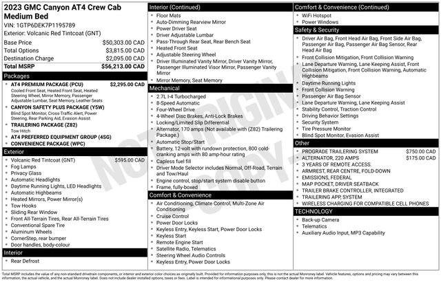 2023 GMC Canyon AT4 4WD Crew Cab Short Box's photo