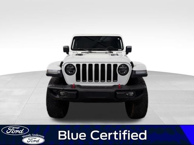 Certified Used 2020 Bright White Clearcoat Jeep Unlimited Rubicon image 4