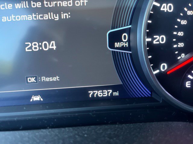 Used 2021 Dark Ocean Blue/White Roof Kia SX image 14