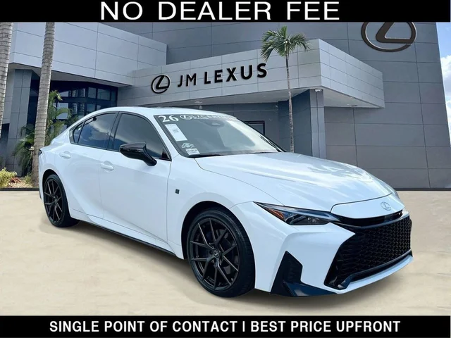 2026 Lexus IS 350 F SPORT Design