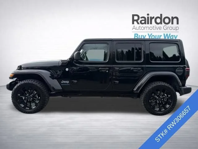 Used 2024 Black Clearcoat Jeep Sahara image 4
