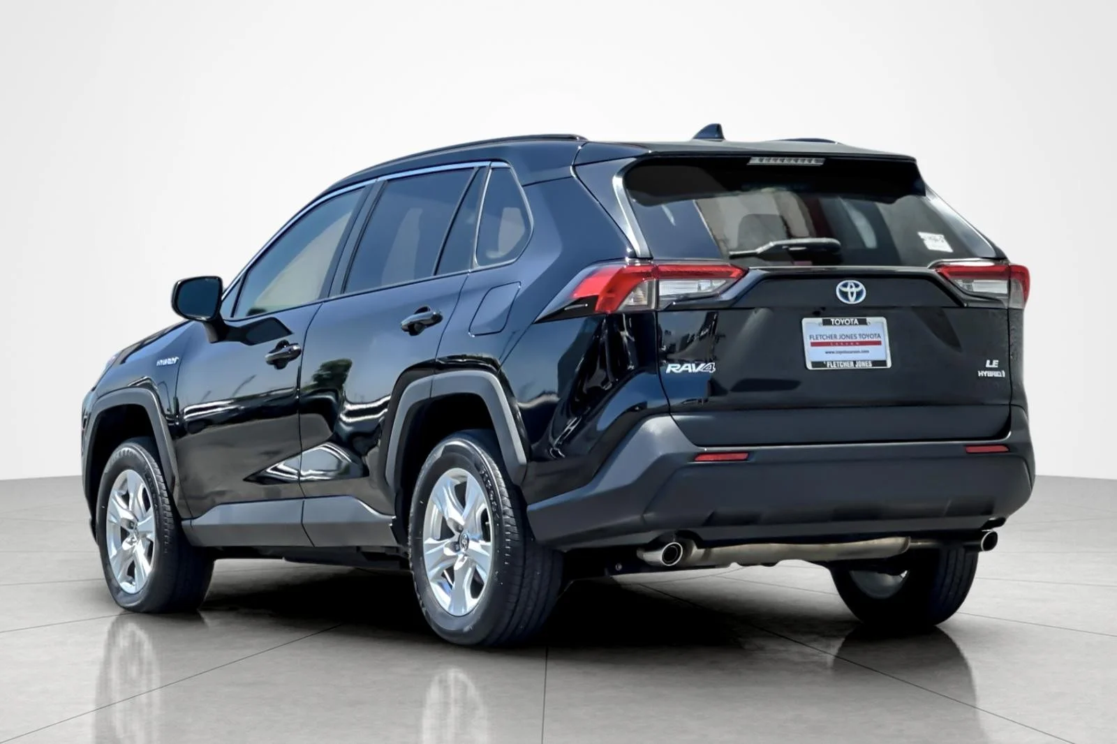 Used 2021 MIDNIGHT BLACK Toyota Hybrid LE image 3