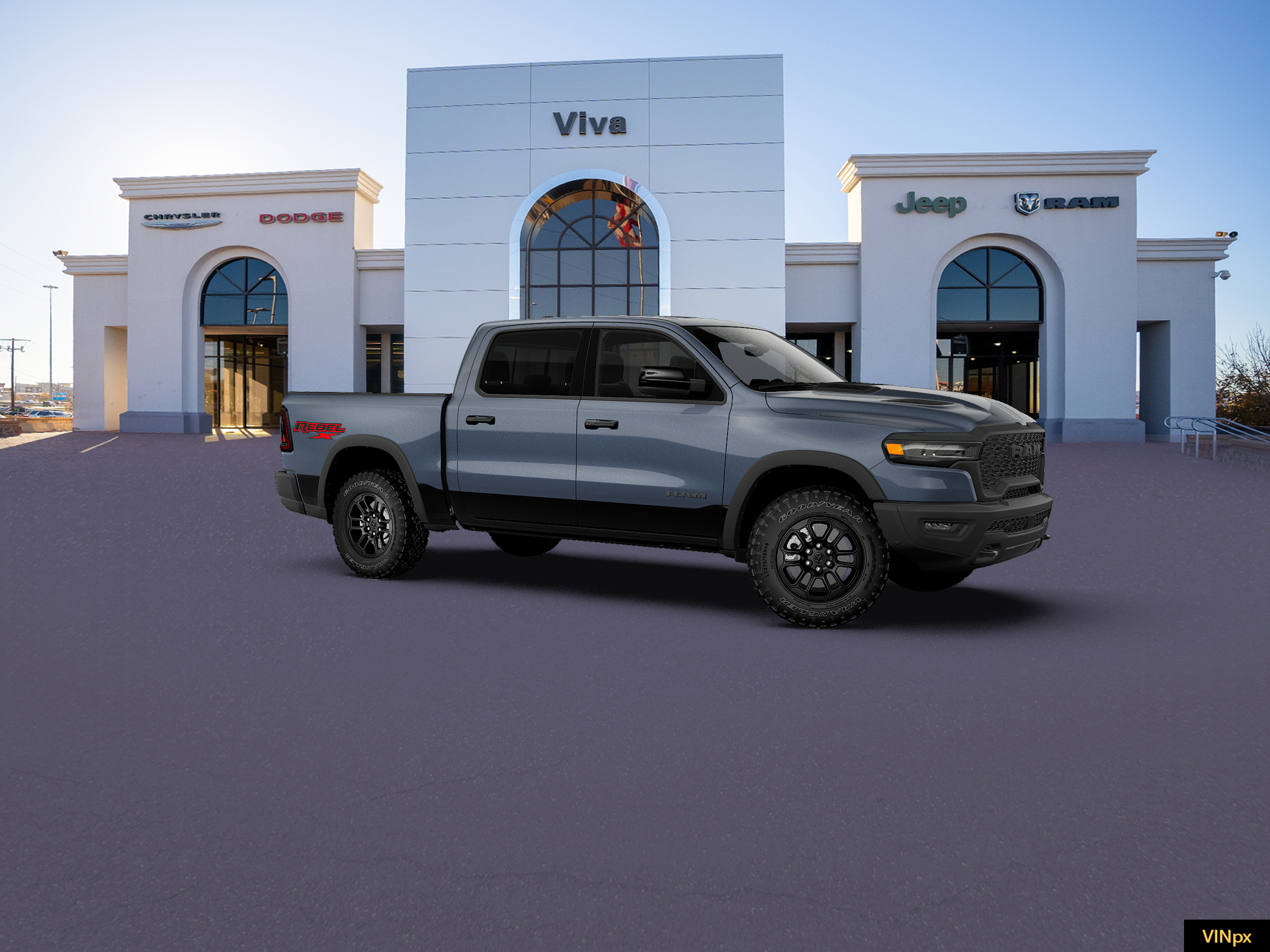 New 2027 Forged Blue Metallic Exterior Paint RAM Rebel image 20