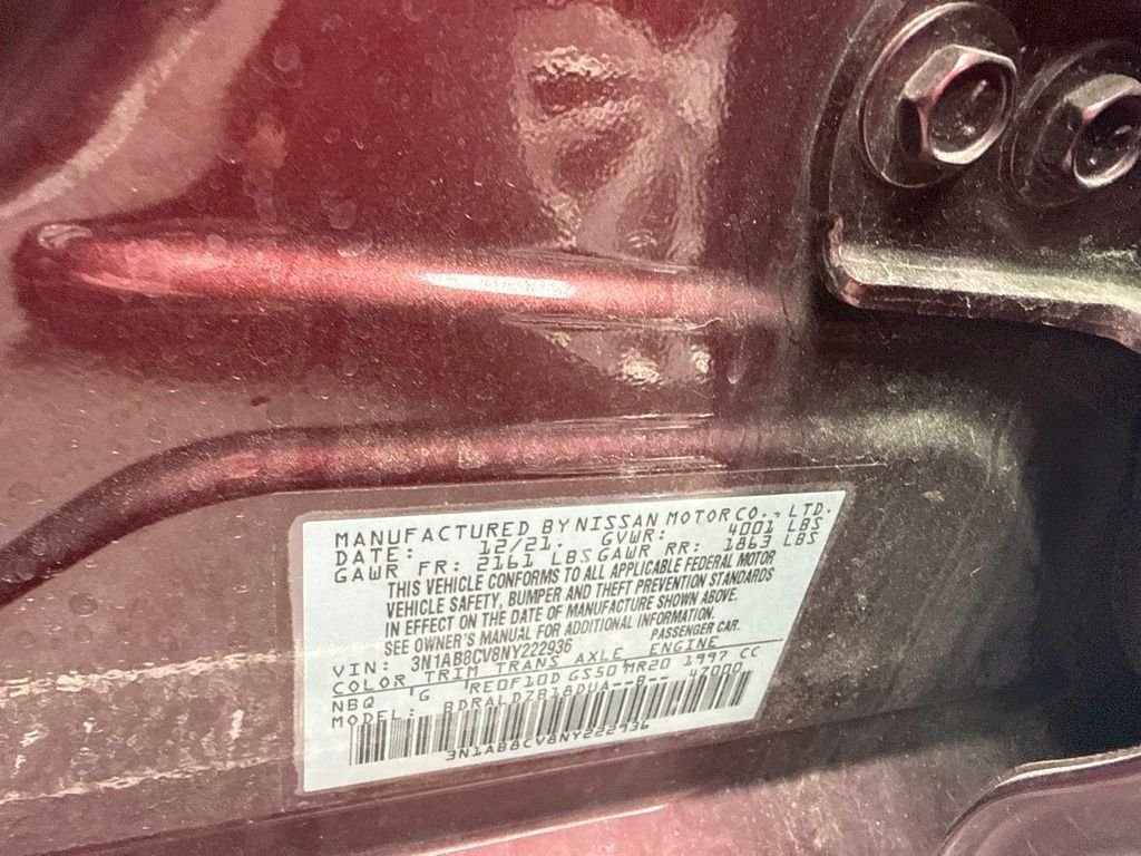Used 2022 Red Nissan SV image 16