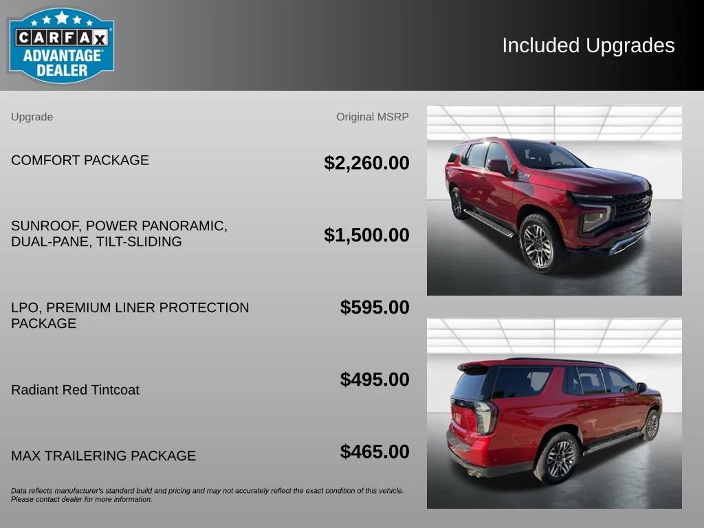Used 2026 Radiant Red Tintcoat Chevrolet Z71 image 3