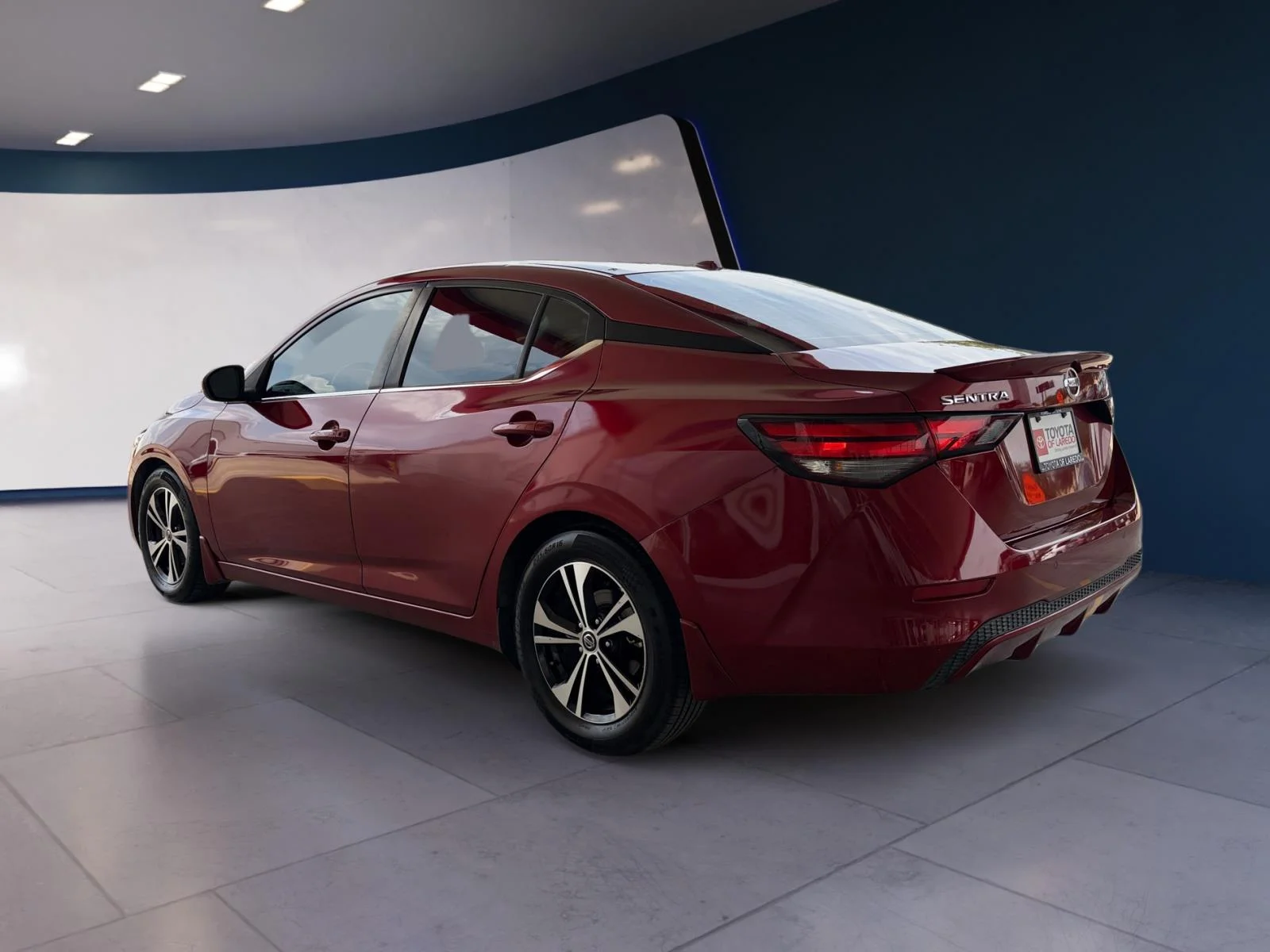 Used 2021 Scarlet Ember Tintcoat Nissan SV image 3