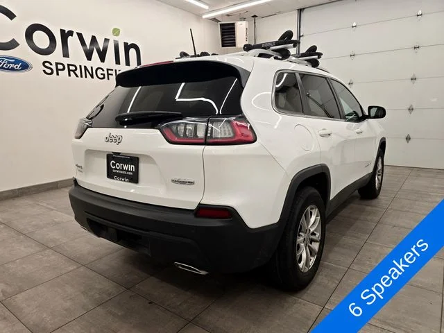 Used 2021 Bright White Clearcoat Jeep Latitude Lux image 5