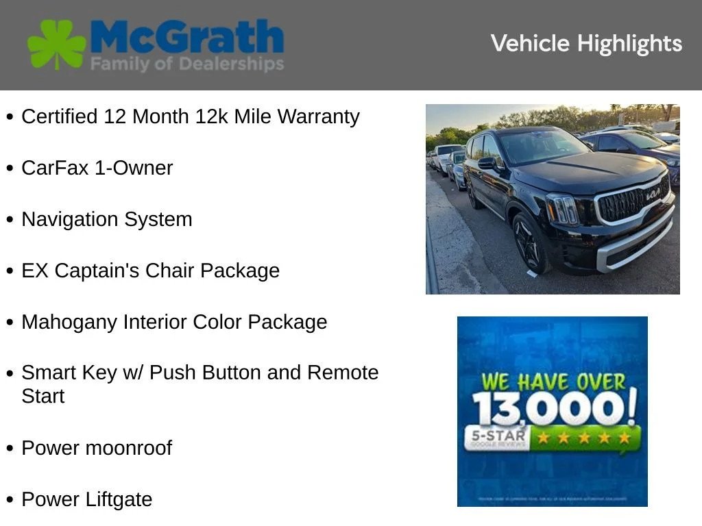 Used 2024 Black Kia EX image 6