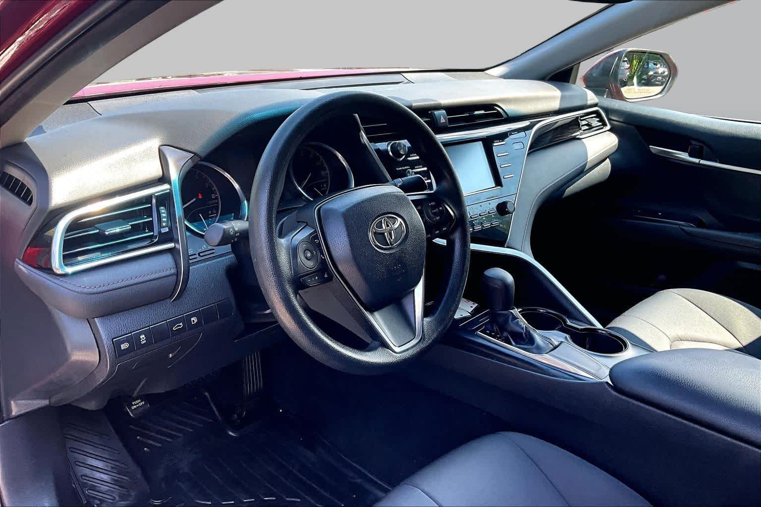 Used 2018 Ruby Flare Pearl Toyota LE image 16