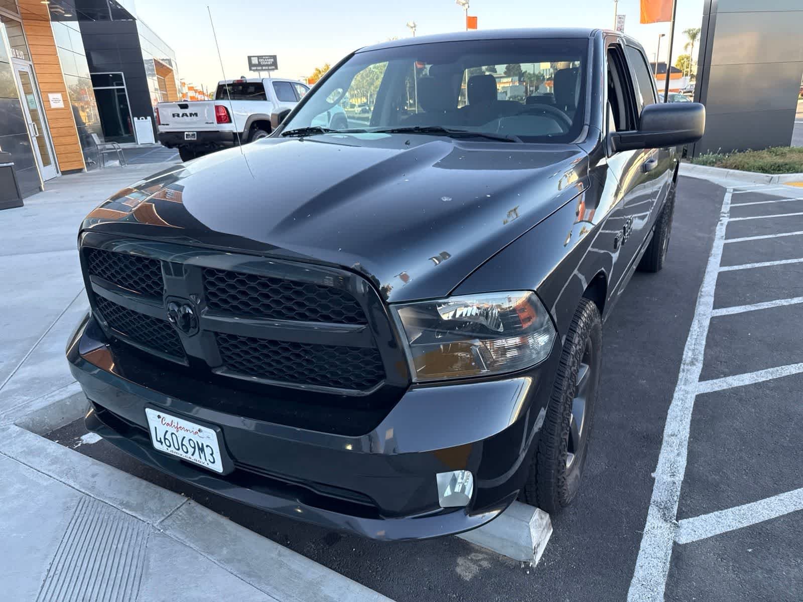 Used 2017 Brilliant Black Crystal Pearlcoat Ram Express image 2