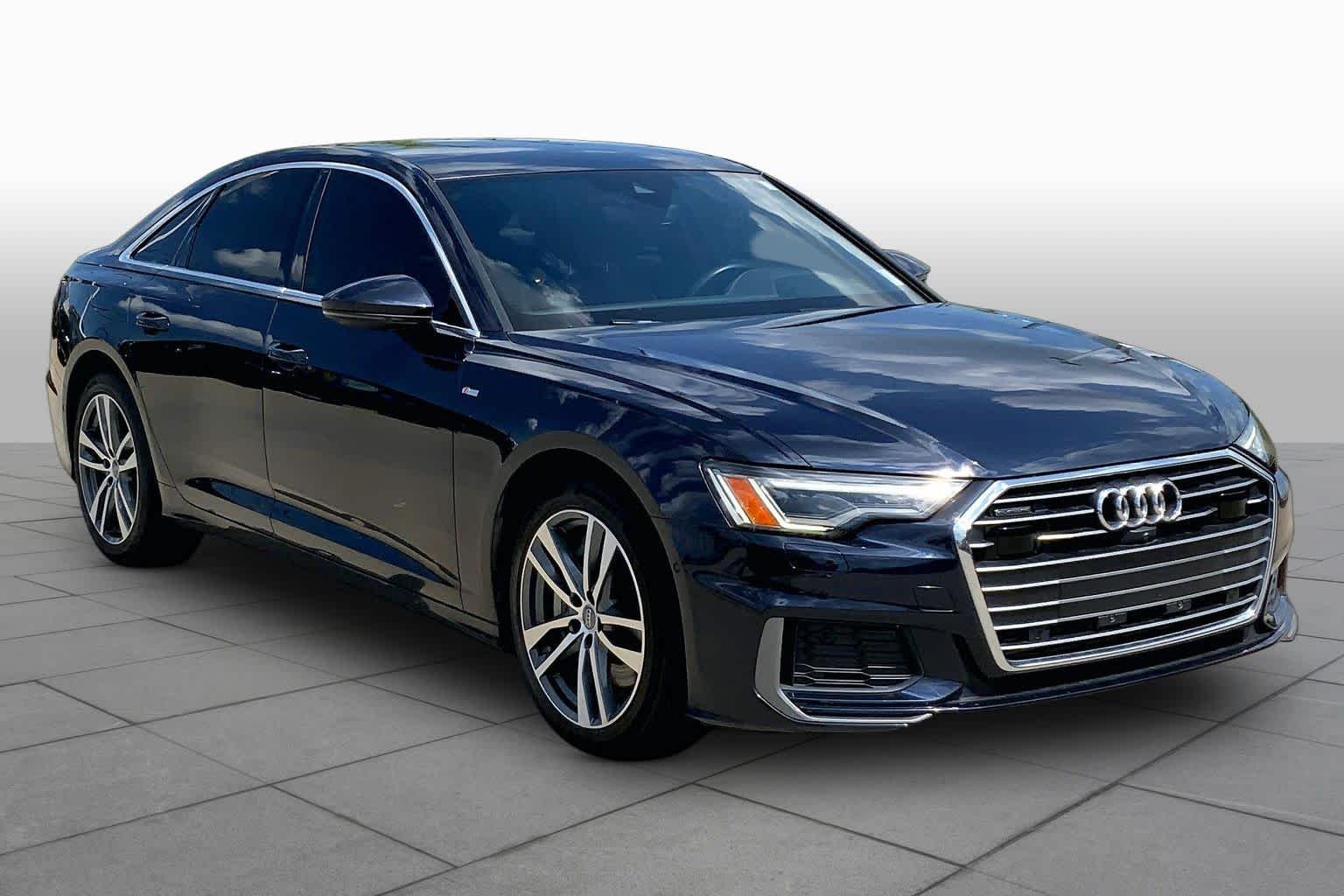 Used 2021 Firmament Blue Metallic Audi Premium Plus image 2