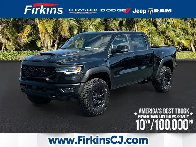 New 2026 Diamond Black Crystal Pearl-Coat Exterior Paint RAM RHO image 1