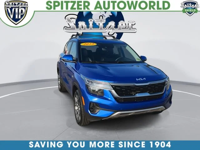 Used 2023 Blue Kia EX image 3