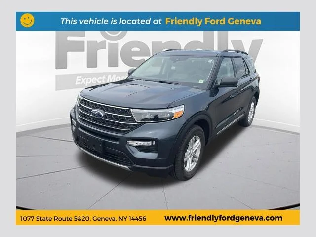 Used 2023 Blue Metallic Ford XLT image 1