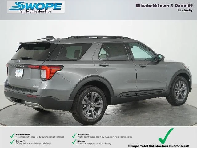 New 2026 Carbonized Gray Metallic Ford Active image 3