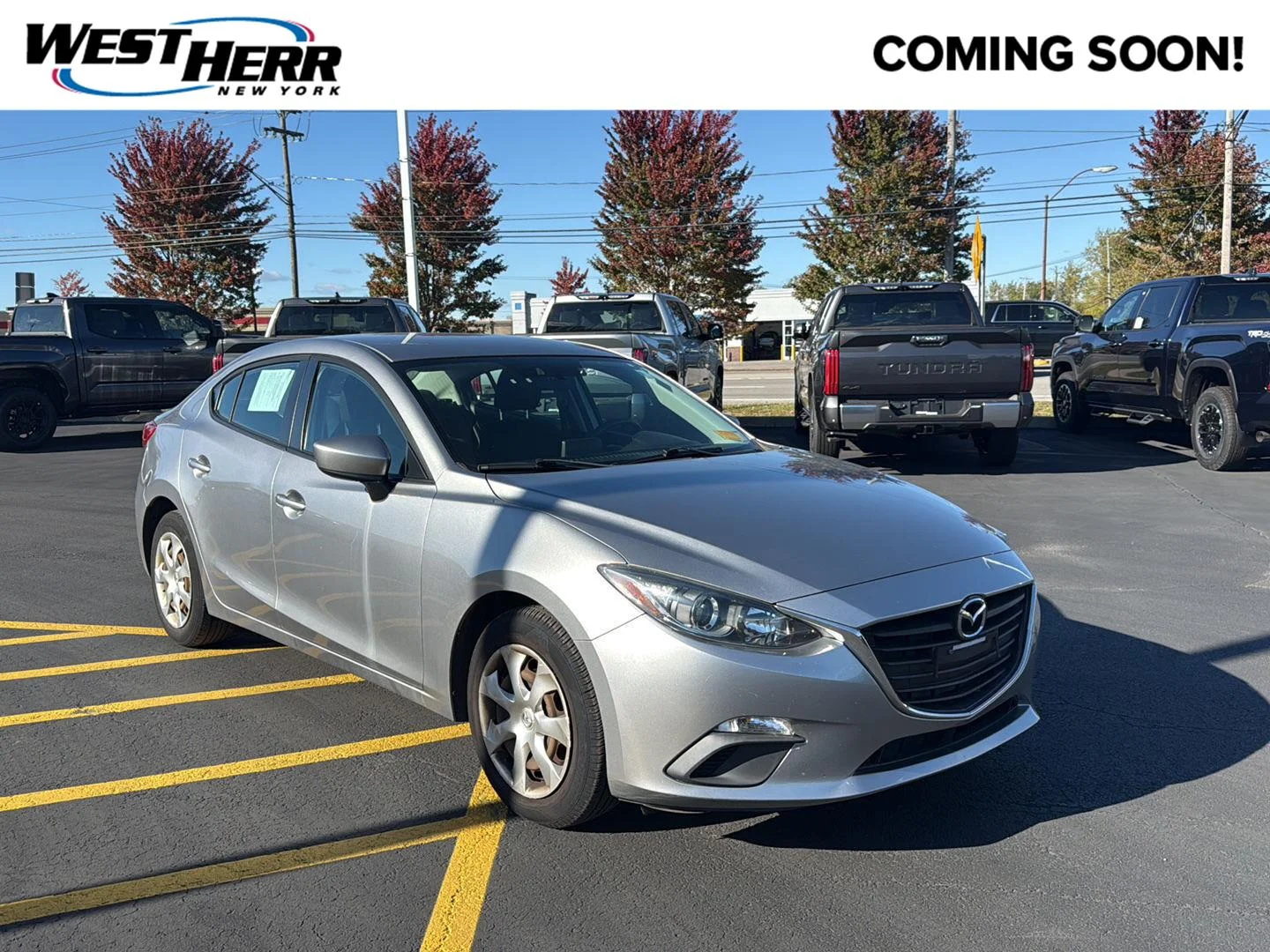 Used 2015 Liquid Silver Metallic Mazda i Sport image 1