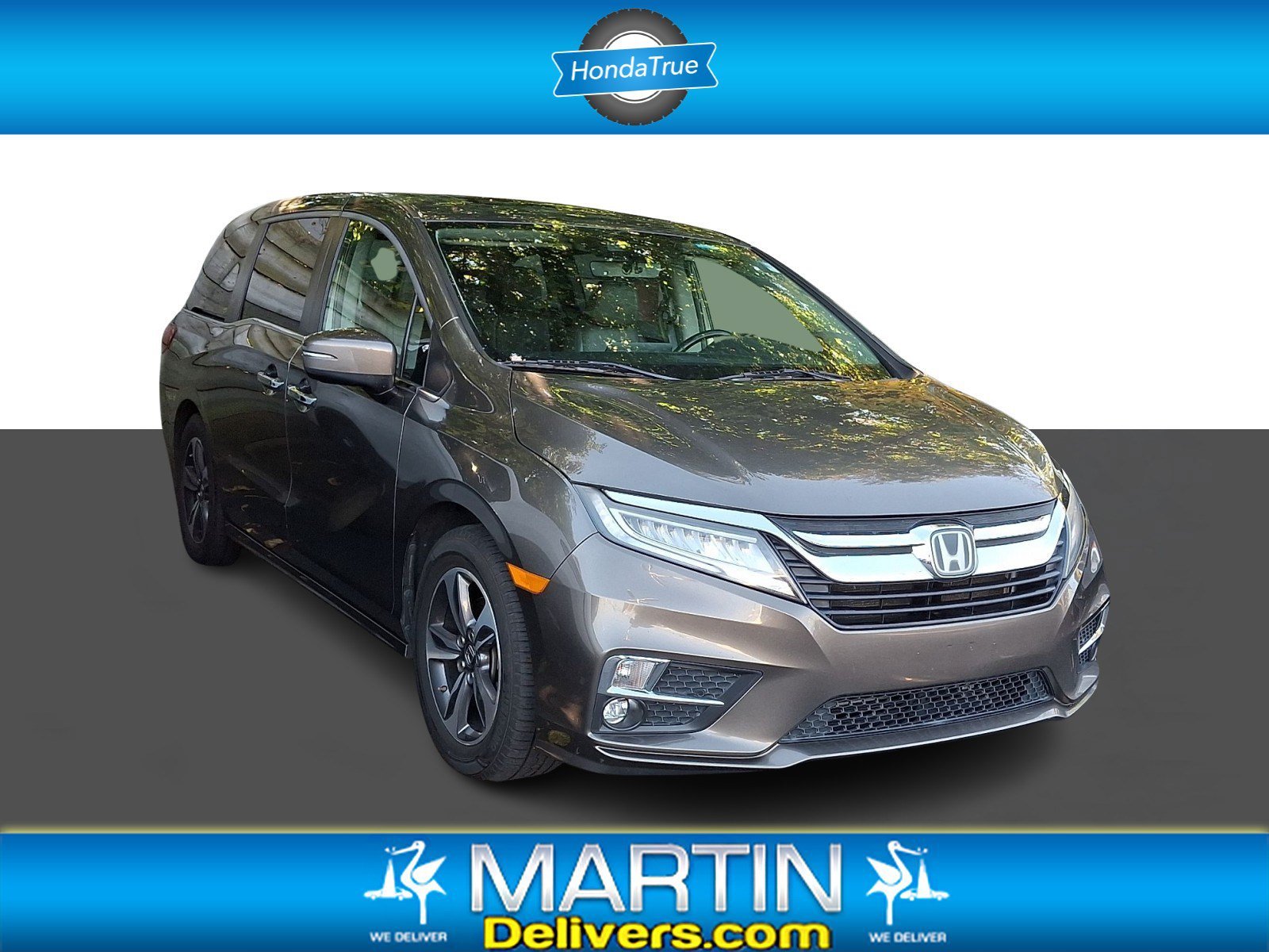 Certified Used 2018 Pacific Pewter Metallic Honda Touring image 1