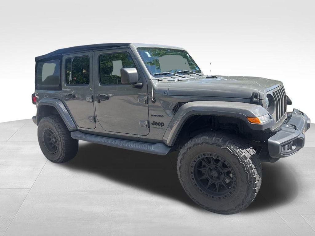 Used 2019 Gray Jeep Unlimited Sahara image 8