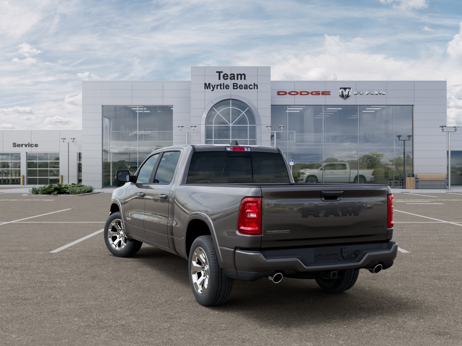 New 2026 Granite Crystal Metallic Clear-Coat Exterior Paint RAM Big Horn/Lone Star image 30