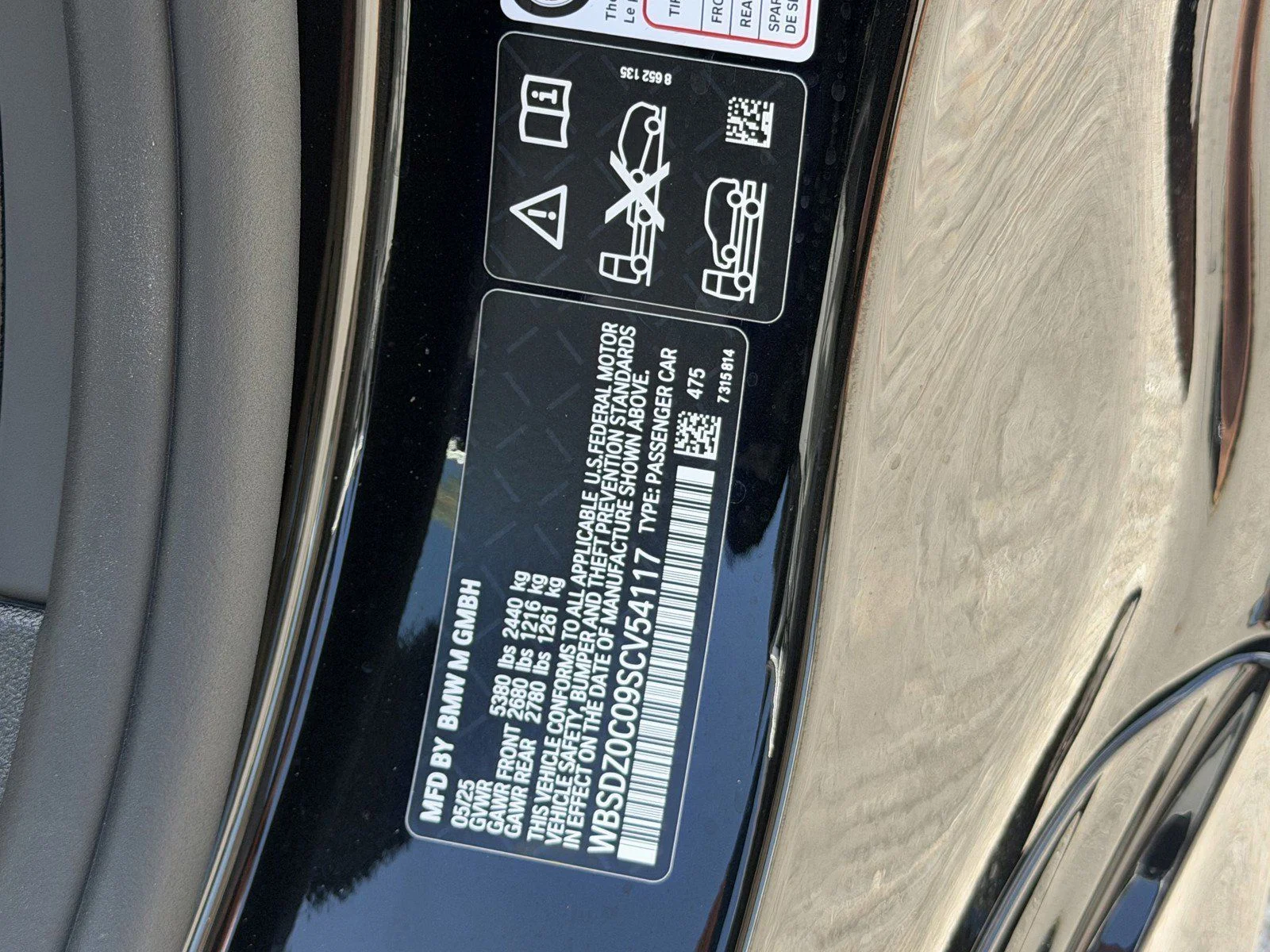Certified Used 2025 Black Sapphire Metallic BMW Competition image 37