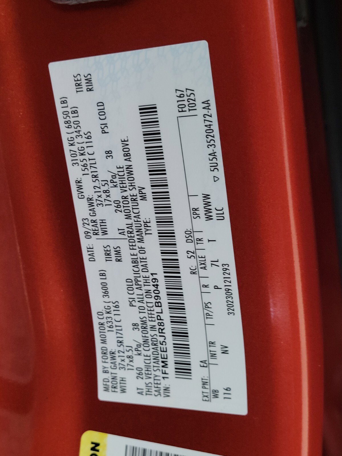 Used 2023 Red Ford Raptor image 30