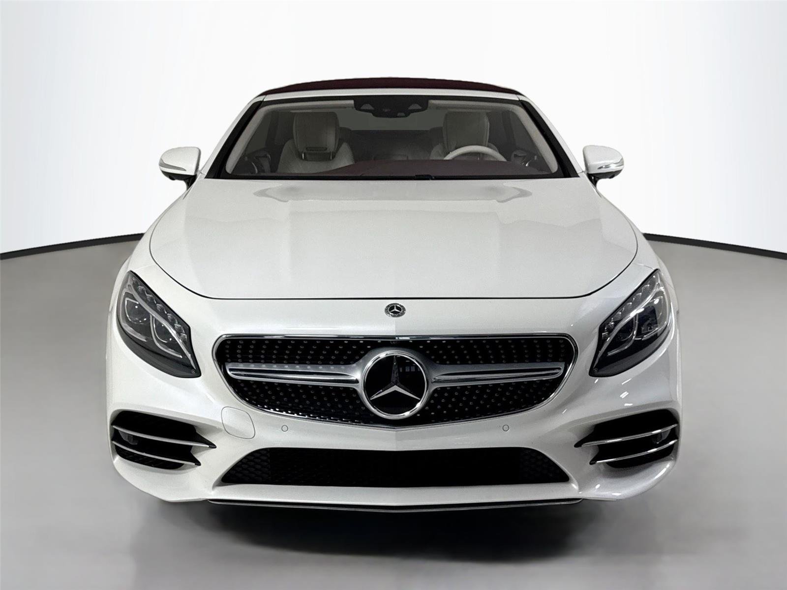 Used 2019 designo Cashmere White Magno (Matte Finish) Mercedes-Benz S 560 Cabriolet | AMG® Line | Premium Pkg | Driver Assist Pkg image 51