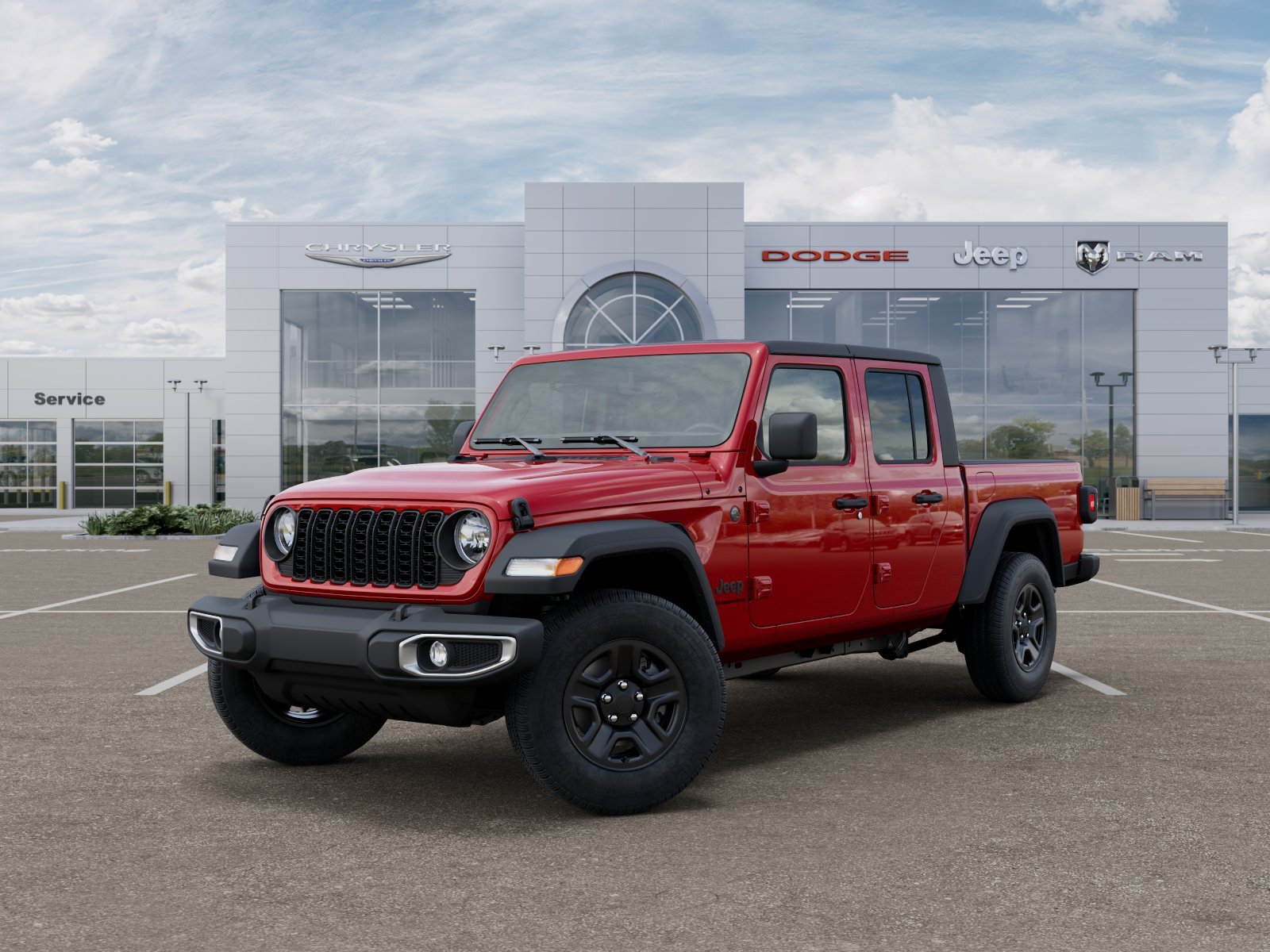 New 2026 Firecracker Red Clear-Coat Exterior Paint Jeep Sport image 32