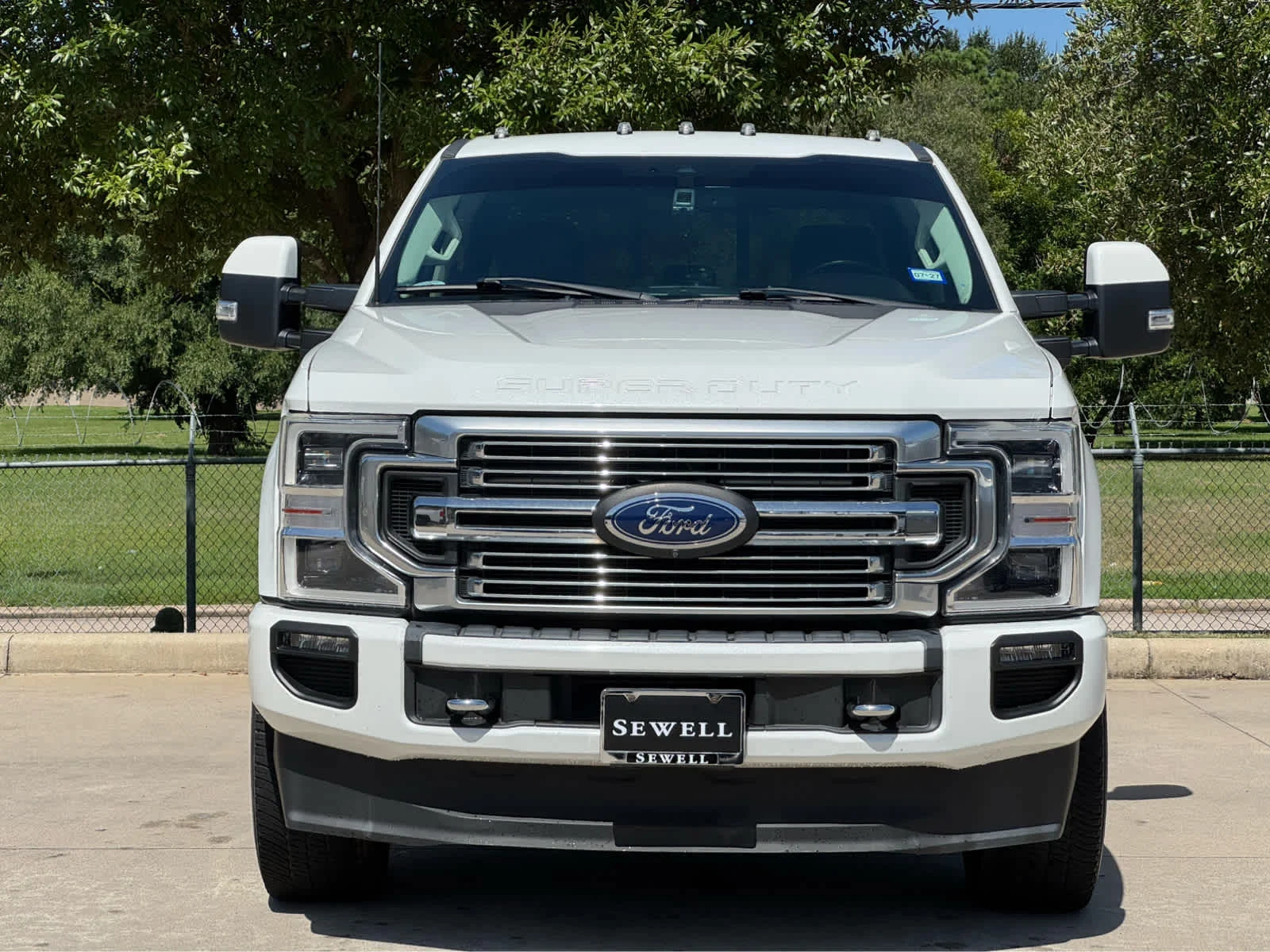 Used 2021 Star White Metallic Tri-Coat Ford Limited image 2