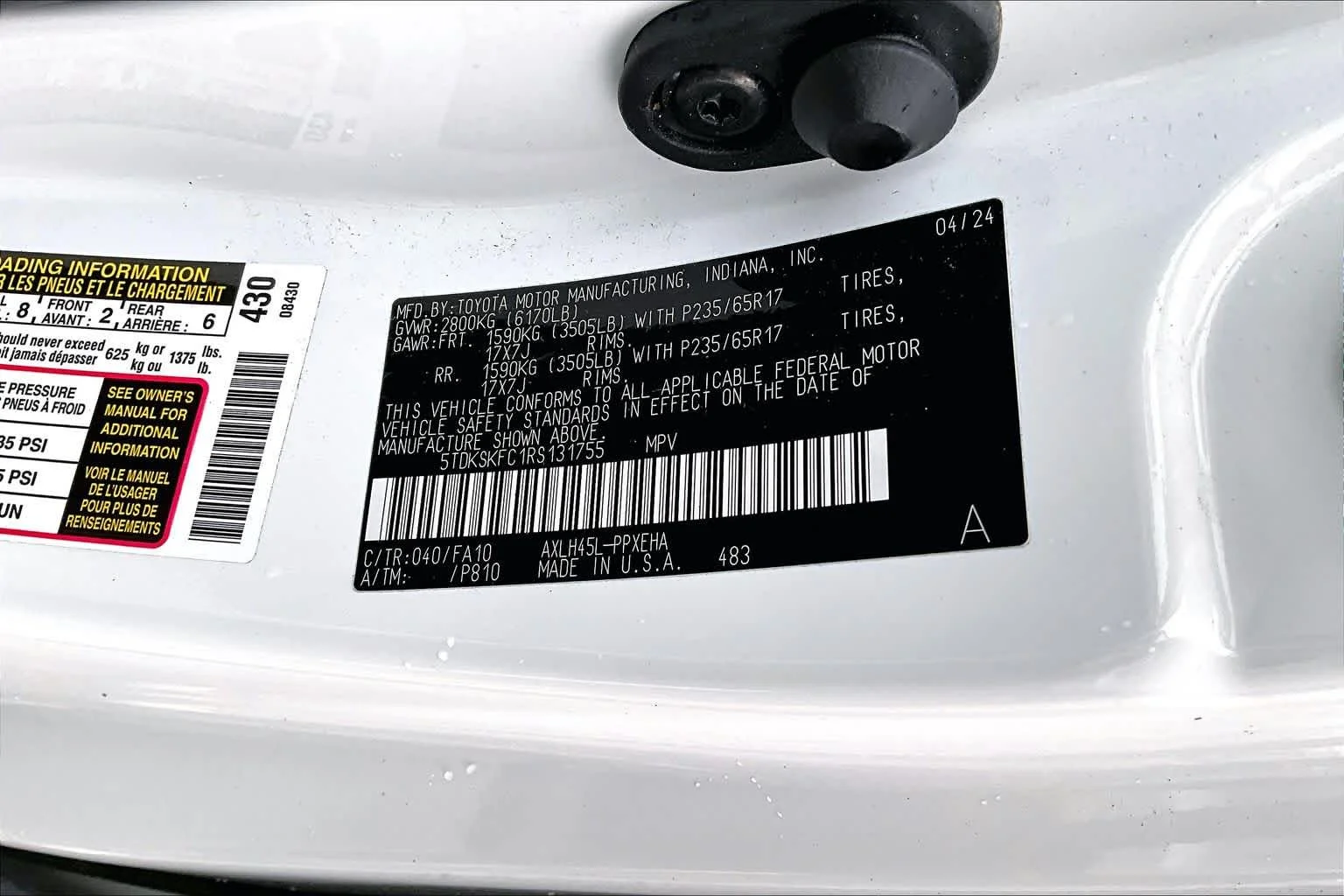 Used 2024 Ice Cap Toyota LE image 30