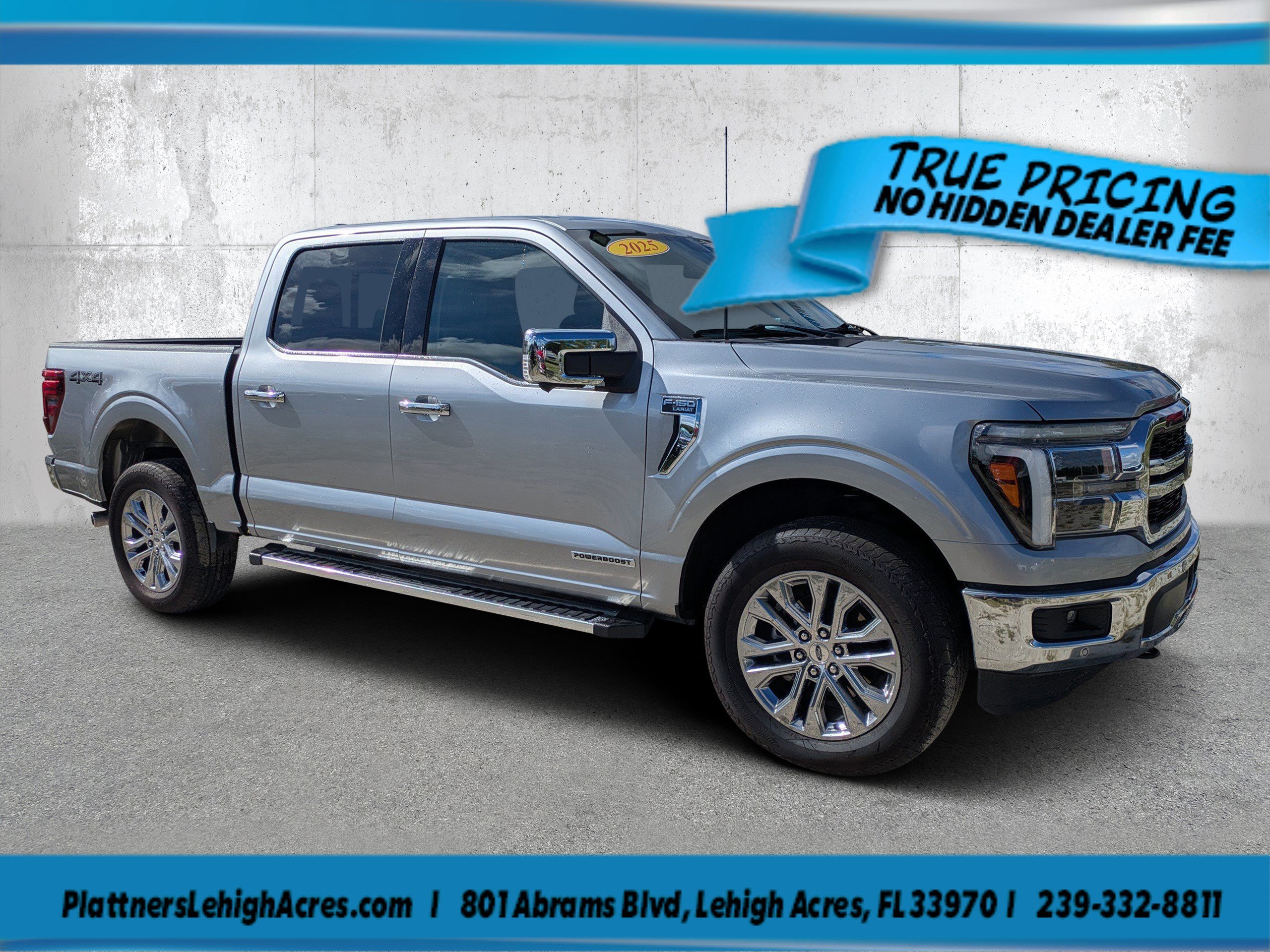 Used 2025 Silver Ford LARIAT image 1