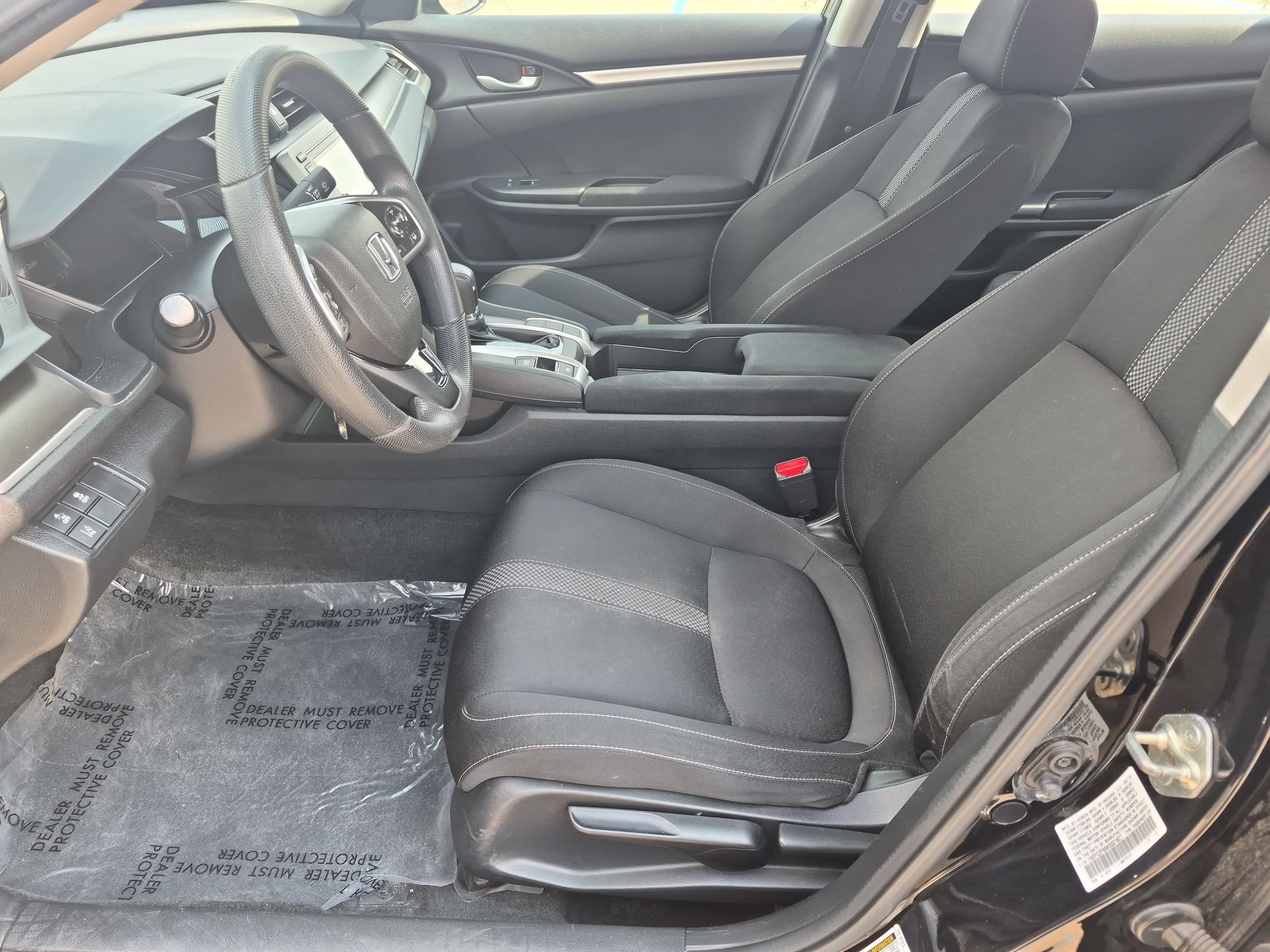 Used 2019 Crystal Black Pearl Honda LX Sedan image 11