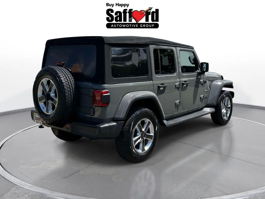 Used 2021 Gray Jeep Unlimited Sahara image 9