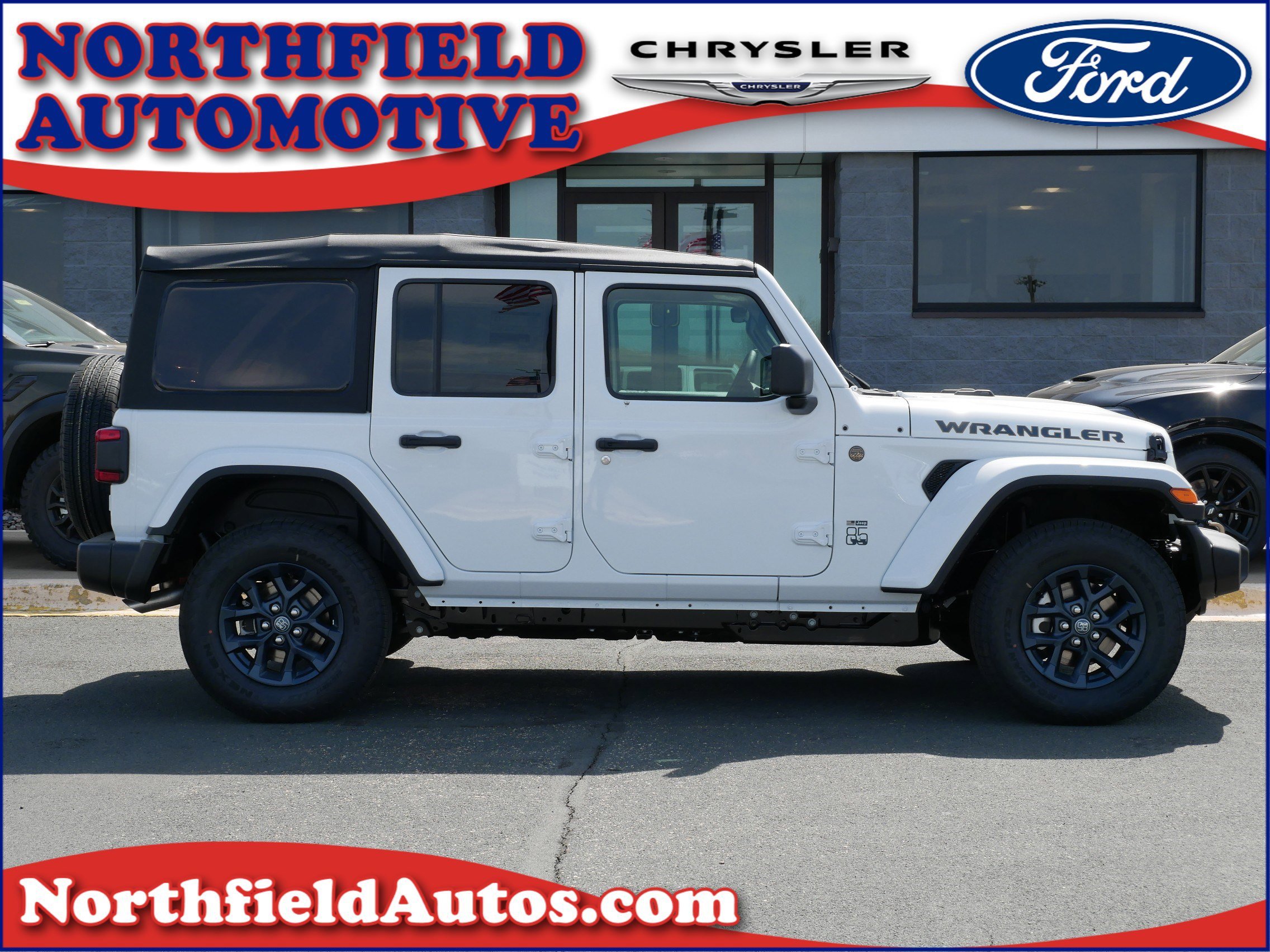 New 2026 Bright White Clearcoat Jeep 85th Anniversary image 1